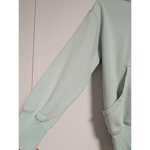 Nike Sportswear Essential Hoodie Mint Green Embroidered Swoosh Pullover Small - Picture 2 of 11